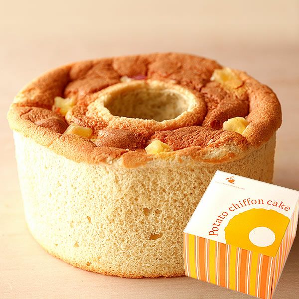 ホワイトデー ポテトシフォンケーキ 【ギフト プレゼント スイーツ お菓子 洋菓子 シフォンケーキ シフォン ケーキ ご褒美 お祝い 誕生日 お礼 内祝い お見舞い お世話になりました お供え 志 お年賀】