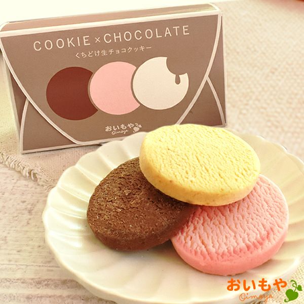 くちどけ生チョコクッキー (3枚) 【ギフト プレゼント スイーツ お菓子 洋菓子 クッキー チョコレート チョコ お祝い 誕生日 お礼 内祝い お見舞い お世話になりました お供え 産休 転勤 結婚式 送別会 お配り プチギフト おしゃれ 可愛い かわいい】