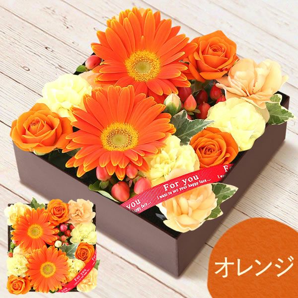 フラワー＆スイーツ　プレミアムボックスセット 母の日 プレゼント 花 生花 ギフト カーネーション ガーベラ フラワーアレンジメント ボックスフラワー フラワーボックス 花とスイーツ おしゃれ 可愛い 送料無料 スイーツ お菓子 洋菓子 ギフトセット おいもや