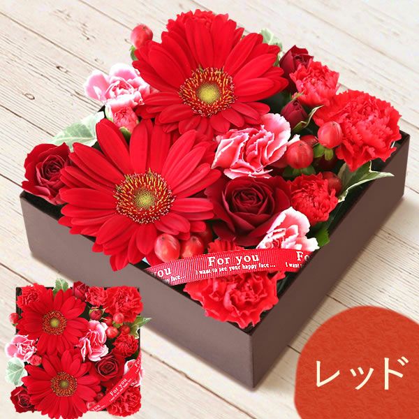 フラワー＆スイーツ　プレミアムボックスセット 母の日 プレゼント 花 生花 ギフト カーネーション ガーベラ フラワーアレンジメント ボックスフラワー フラワーボックス 花とスイーツ おしゃれ 可愛い 送料無料 スイーツ お菓子 洋菓子 ギフトセット おいもや