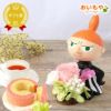 選べるムーミンギフトa＆スイーツセット 母の日 プレゼント 花 ギフト ムーミン ミイ スナフキン キャラクター バウムクーヘン プリザ プリザーブドフラワー 花とスイーツ アレンジ 送料無料 スイーツ お菓子 洋菓子 ギフトセット おいもや