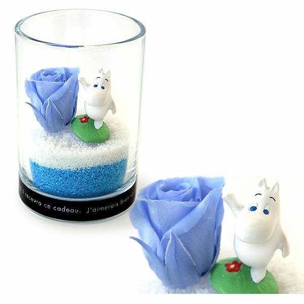 選べるムーミンギフト（プリザorフェイクグリーン）＆バウムクーヘン