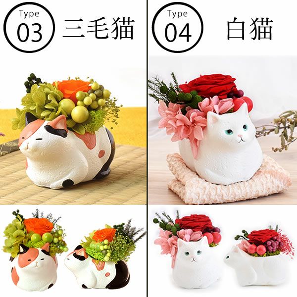 母の日 プレゼント 花 ギフトプリザーブドフラワー フラワーアレンジメント 薔薇 バラ あじさい 猫 ネコ 猫グッズ 猫好き 枯れない花 造花 インテリア 実用的 おしゃれ 可愛い どら焼き 送料無料 スイーツ お菓子 和菓子 ギフトセット おいもや