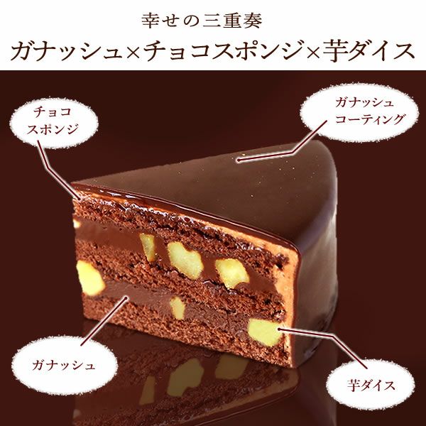 ザッハトルテ (4号) 【ギフト プレゼント スイーツ お菓子 洋菓子 ケーキ チョコレートケーキ チョコケーキ チョコレート チョコ 可愛い かわいい おしゃれ クリスマス クリスマスケーキ】