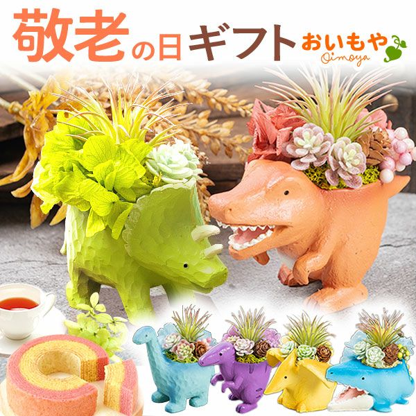 母の日 プレゼント 花 ギフト プリザーブドフラワー プリザ 造花 恐竜 ティラノサウルス 薔薇 バラ 一輪 置き物 インテリア 雑貨 ミニ 小さい かわいい おしゃれ 送料無料 スイーツ お菓子 和菓子 ギフトセット おいもや