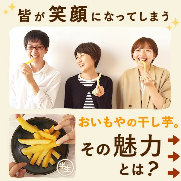 【ネコポス】おいもやの二代目干し芋(半生) 100g×3袋 【国産 干し芋 干しいも ほしいも ほし芋 無添加 無着色 さつまいも スイーツ お菓子 和菓子 静岡 2代目】