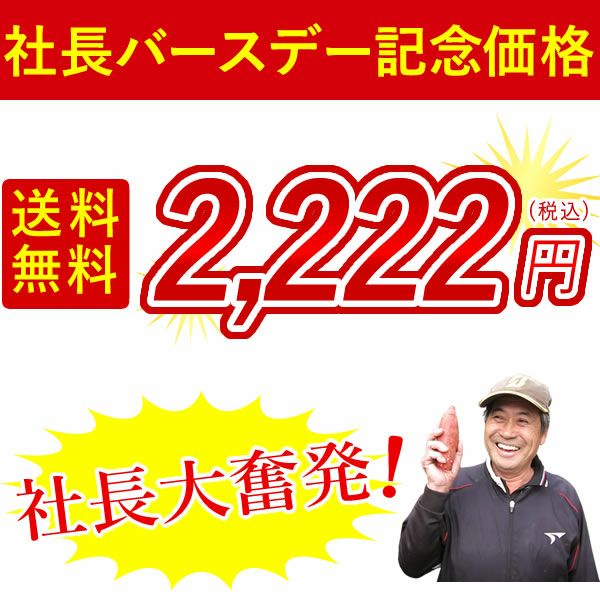 社長セット 【送料無料 おいもや社長誕生日♪ 夢の焼き芋 福袋 焼き芋 紅はるか 紅あずま 安納芋 6本 人気の焼き芋 国産 詰め合わせ セット どら焼き オマケ付き ギフト おいもや】