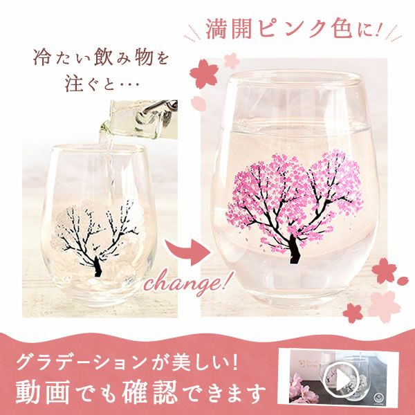 冷感グラスペアセット＆本格梅酒＋スイーツセット 母の日 プレゼント 実用的 ギフト オシャレ かわいい 梅酒 300ml ミニボトル 桜 花 グラス ペアセット 2個 苺 さつまいも バウムクーヘン 花以外 送料無料 スイーツ お菓子 洋菓子 ギフトセット おいもや