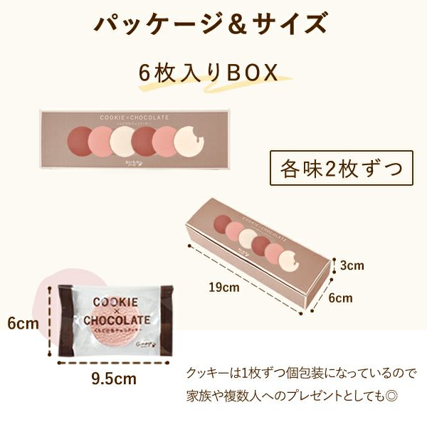くちどけ生チョコクッキー (6枚) 【ギフト プレゼント スイーツ お菓子 洋菓子 クッキー チョコレート チョコ お祝い 誕生日 お礼 内祝い お見舞い お世話になりました お供え 産休 転勤 結婚式 送別会 お配り プチギフト おしゃれ 可愛い かわいい】 バレンタイン