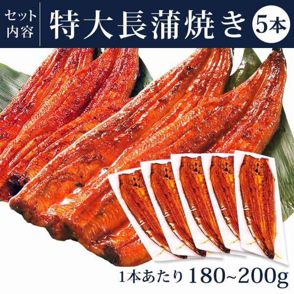 うなぎの蒲焼き（特大長蒲焼×5）＆どら焼きセット【化粧箱】 土用の丑 誕生日プレゼント お祝い お礼 退職祝い お供え 手土産 お返し ギフト お菓子 和菓子 スイーツ 送料無料 うなぎ 国産 鰻 蒲焼き 国産うなぎ 真空パック かば焼き 帰省土産 お中元 御中元 父の日 おいもや